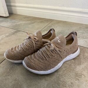 APL shoes size 5 tan color great condition